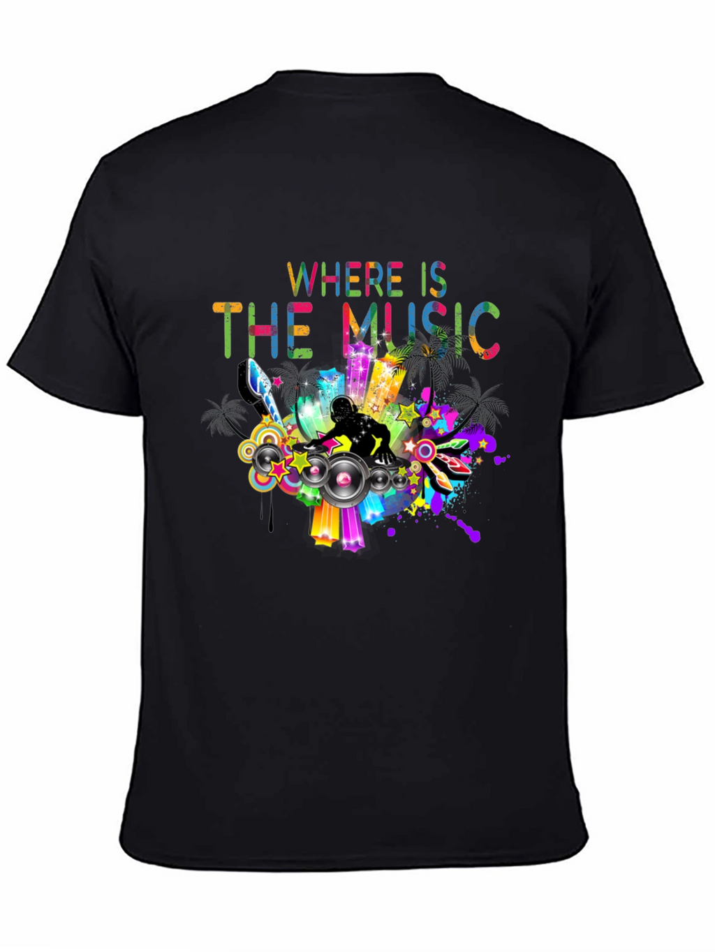 Where is the Music DJ Graphic Tee