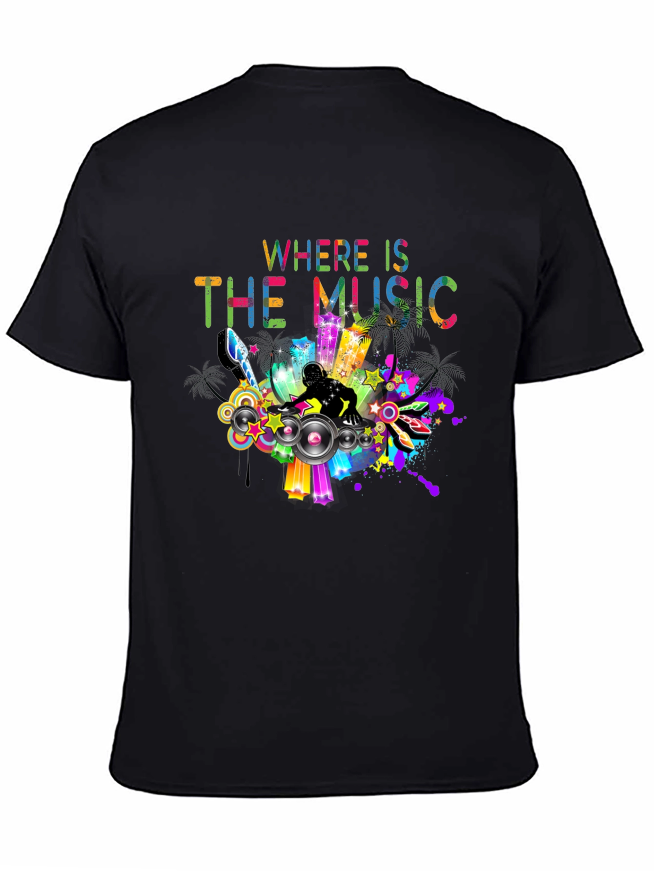 Where is the Music DJ Graphic Tee