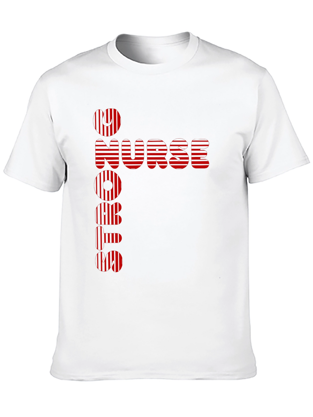 Nurse Strong T-Shirt - Red Stripe Design