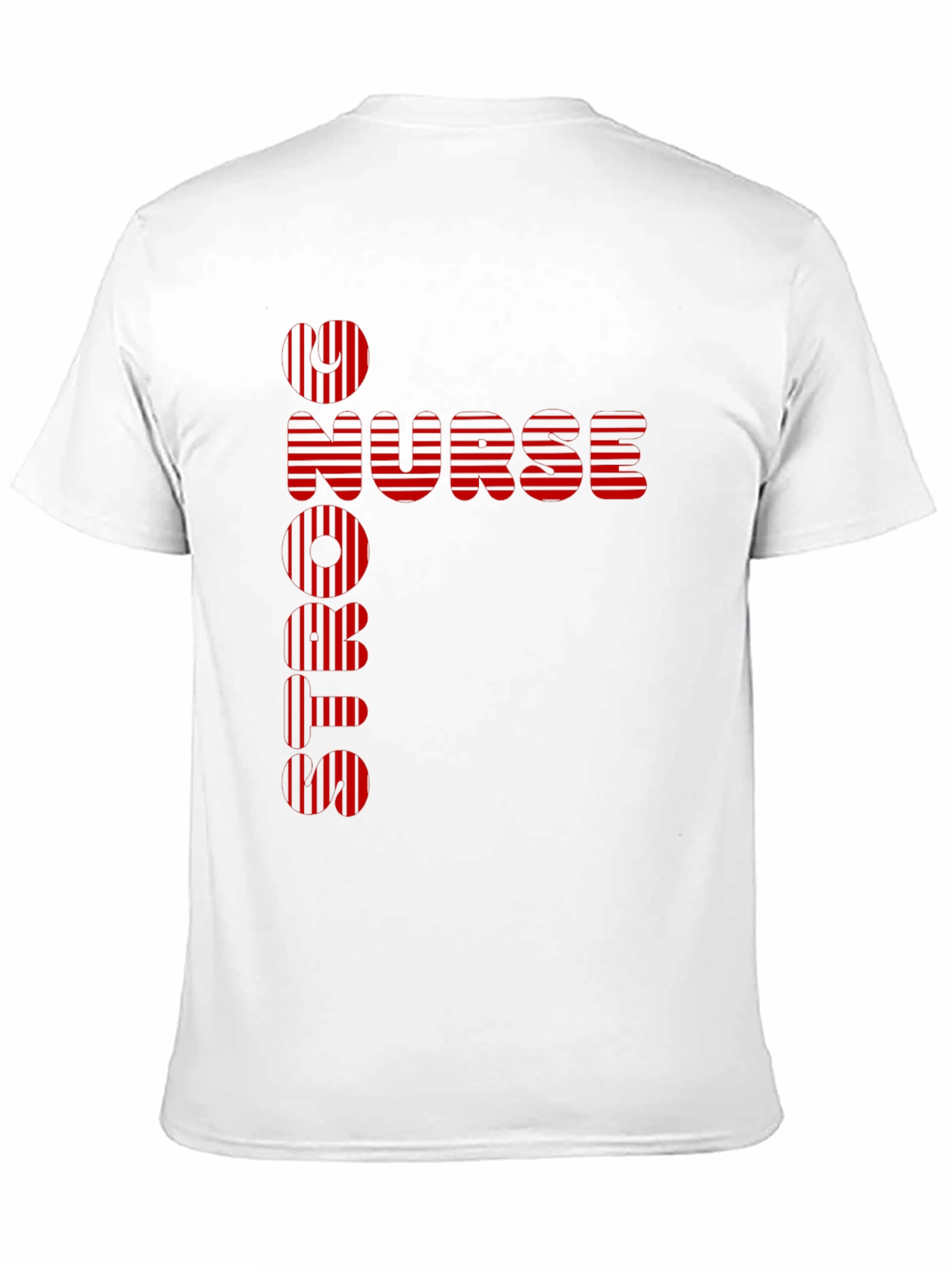 Nurse Strong T-Shirt - Red Stripe Design