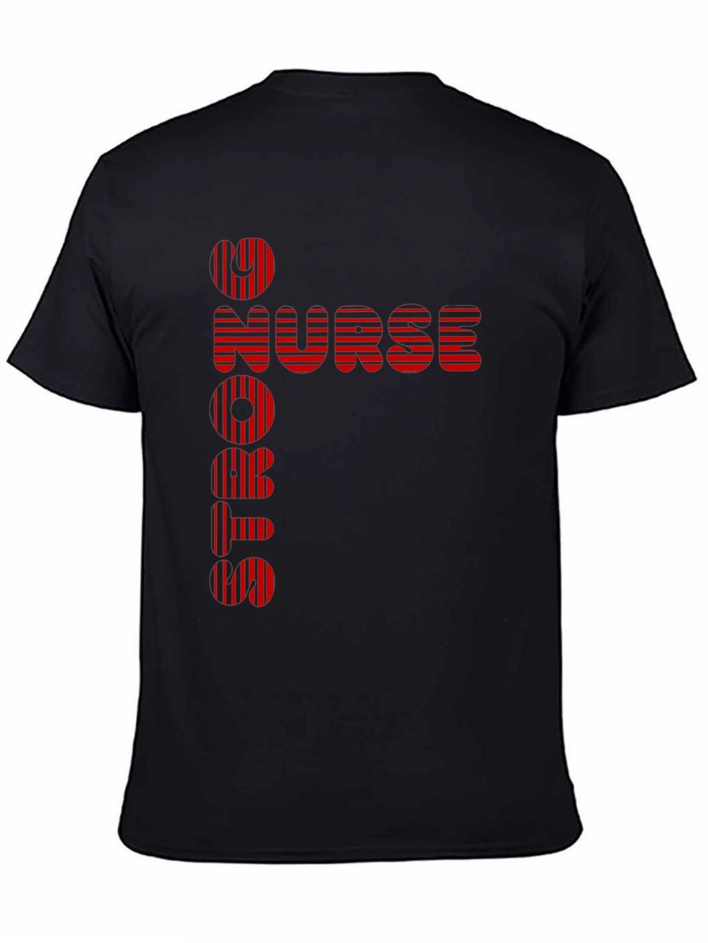 Nurse Strong T-Shirt - Red Stripe Design