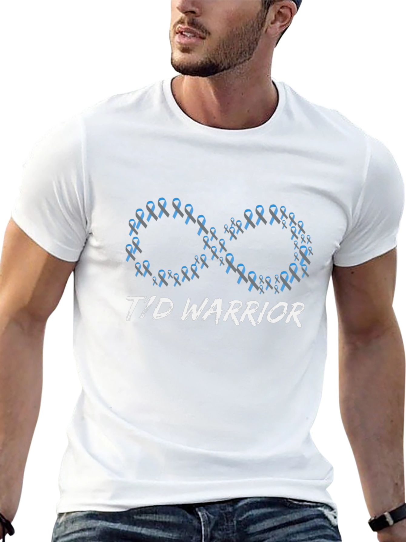 T1D Warrior Ribbon Infinity Graphic T-Shirt