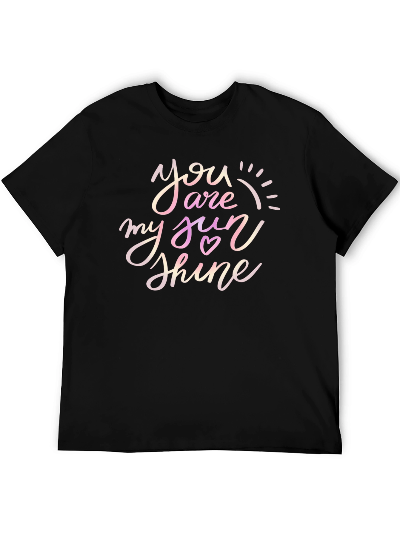 You Are My Sunshine Graphic Tee - Black