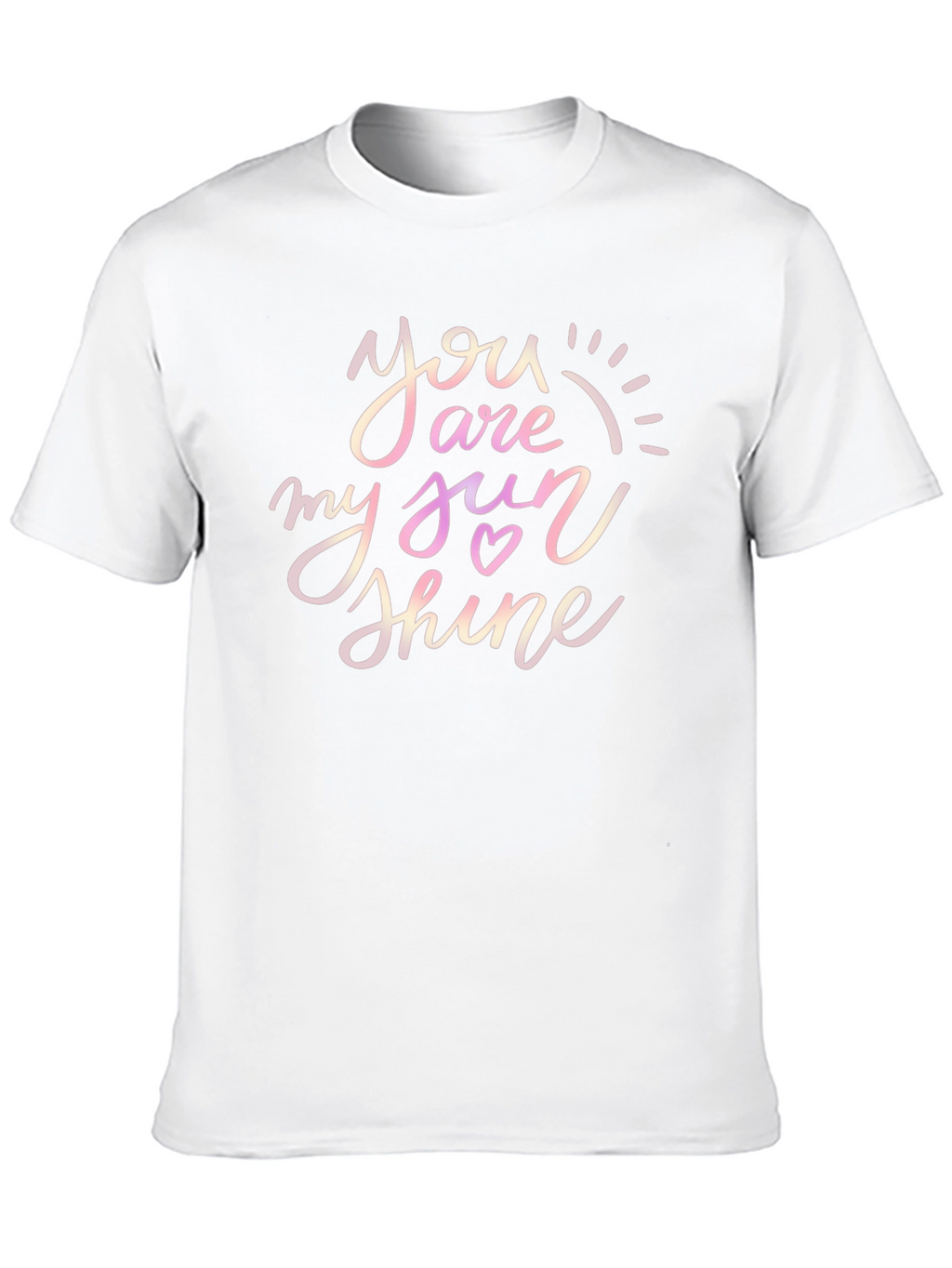 You Are My Sunshine Graphic Tee - Black