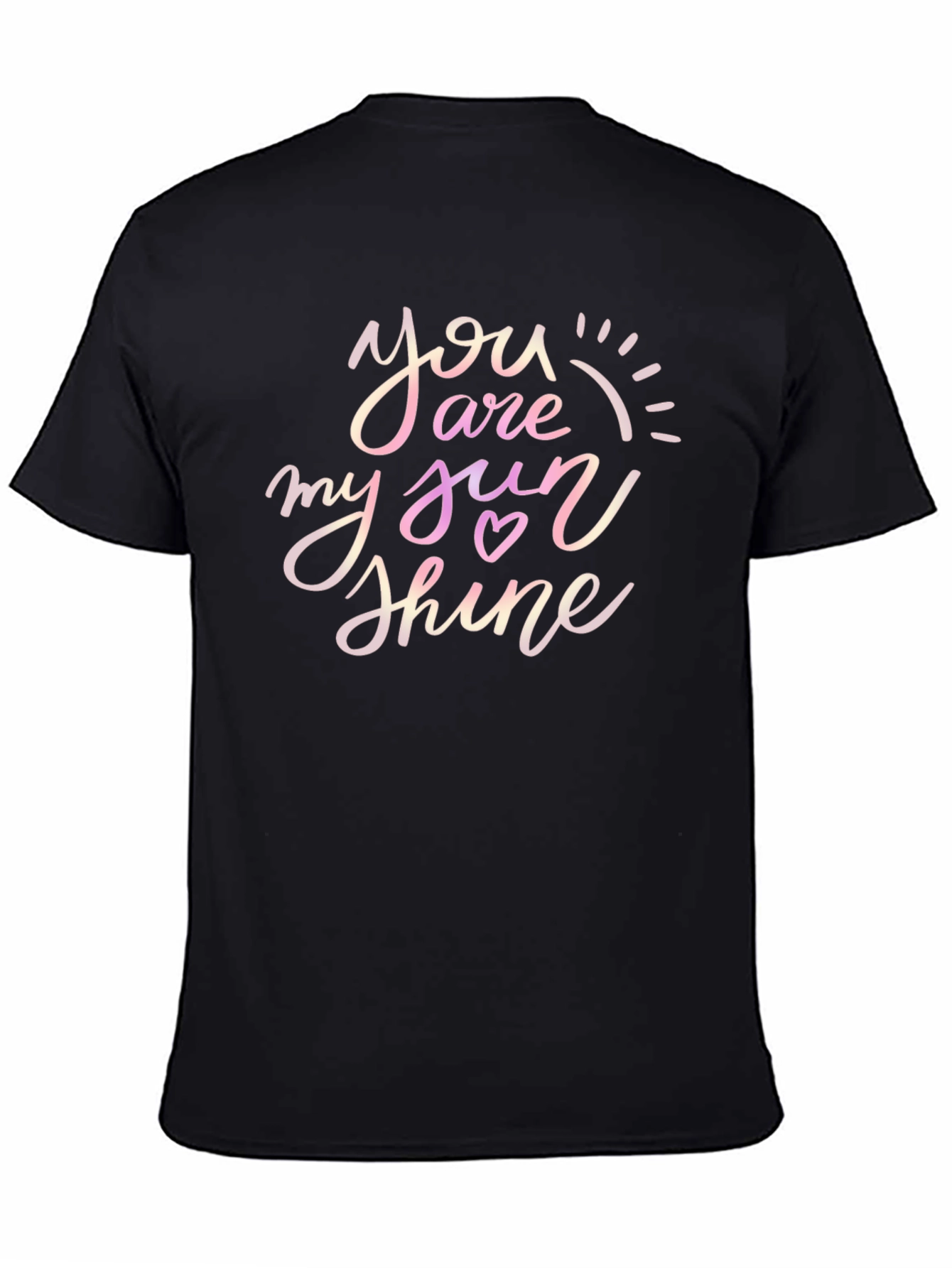 You Are My Sunshine Graphic Tee - Black