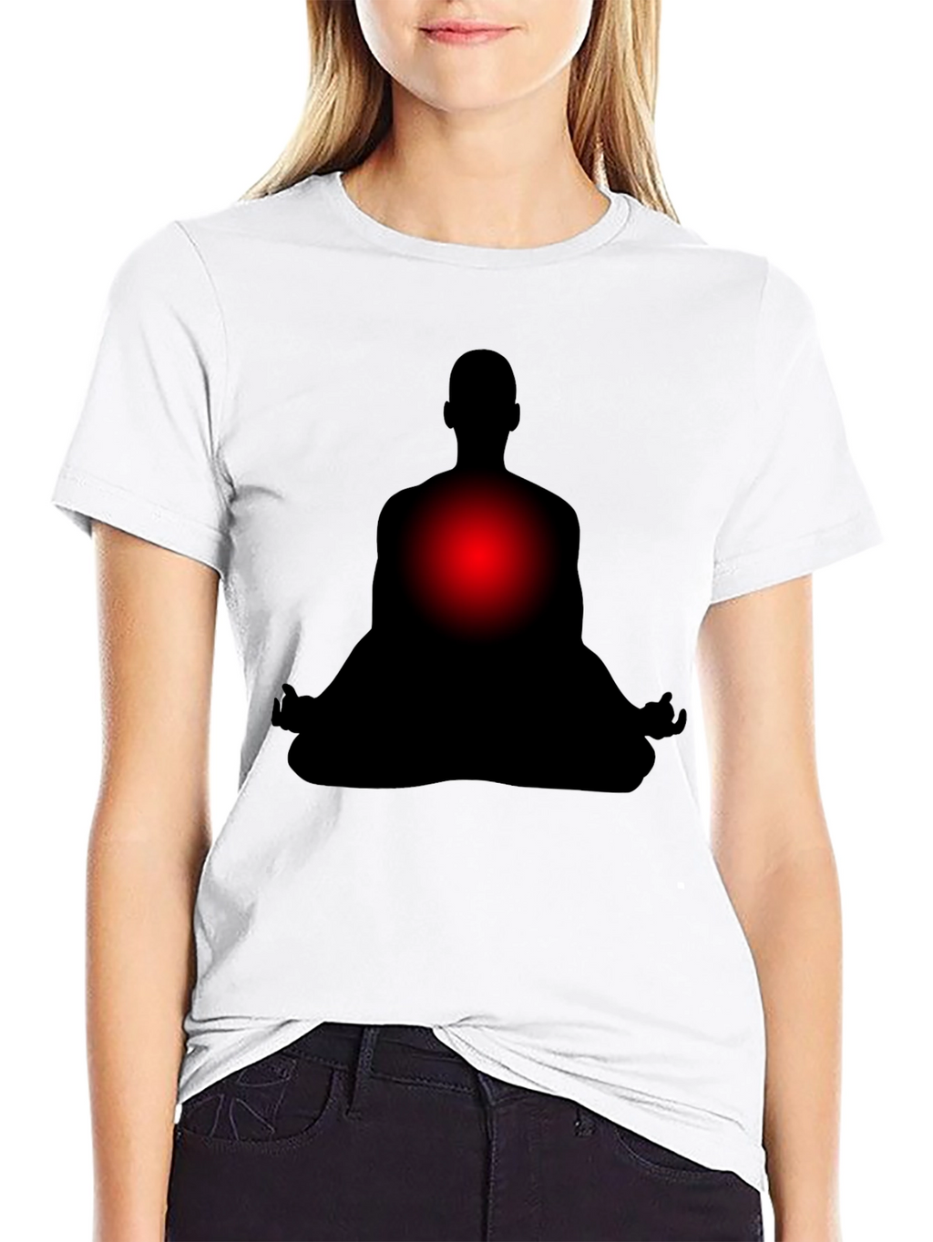 Meditative Silhouette T-Shirt - Relax & Focus