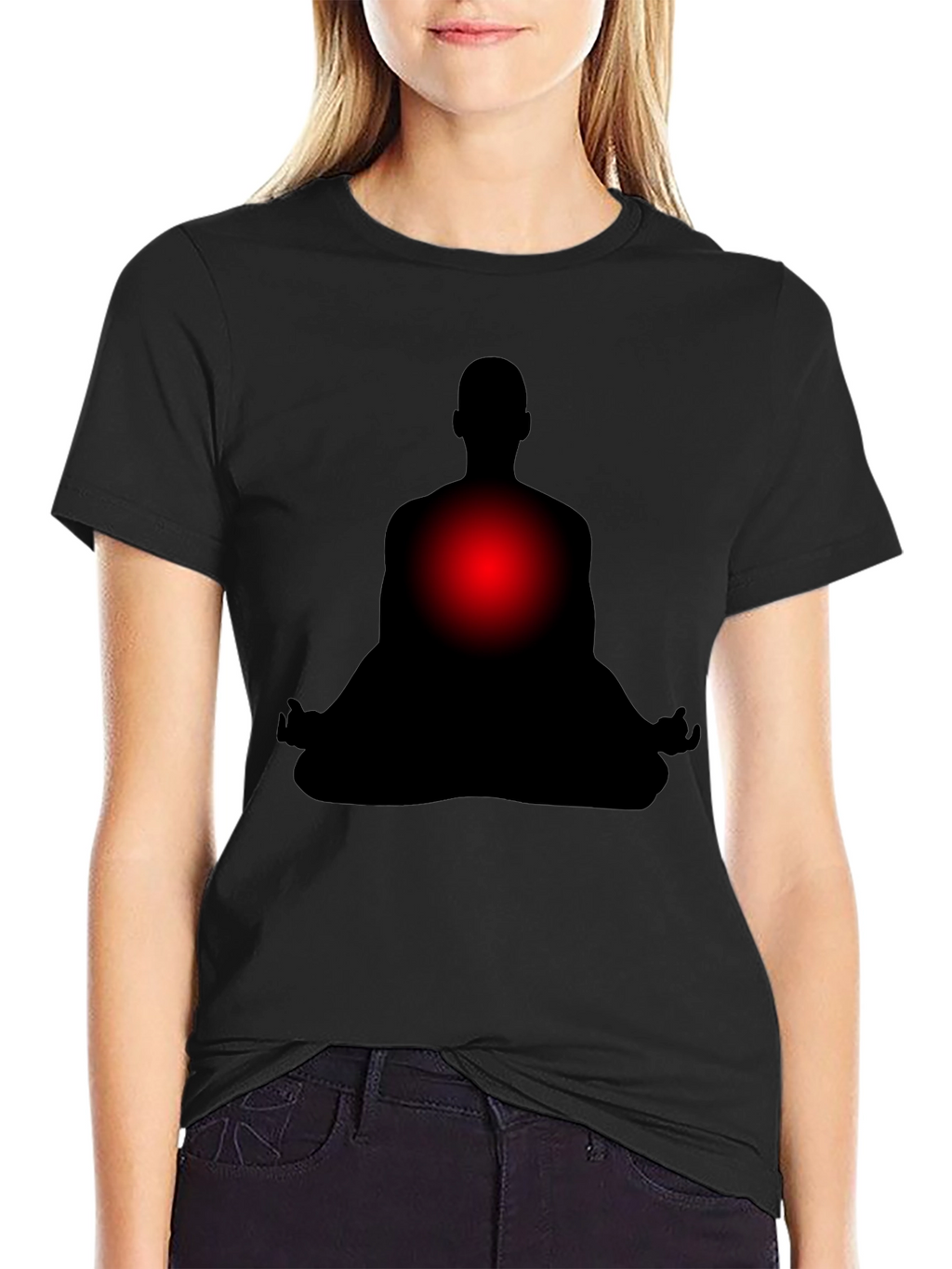Meditative Silhouette T-Shirt - Relax & Focus