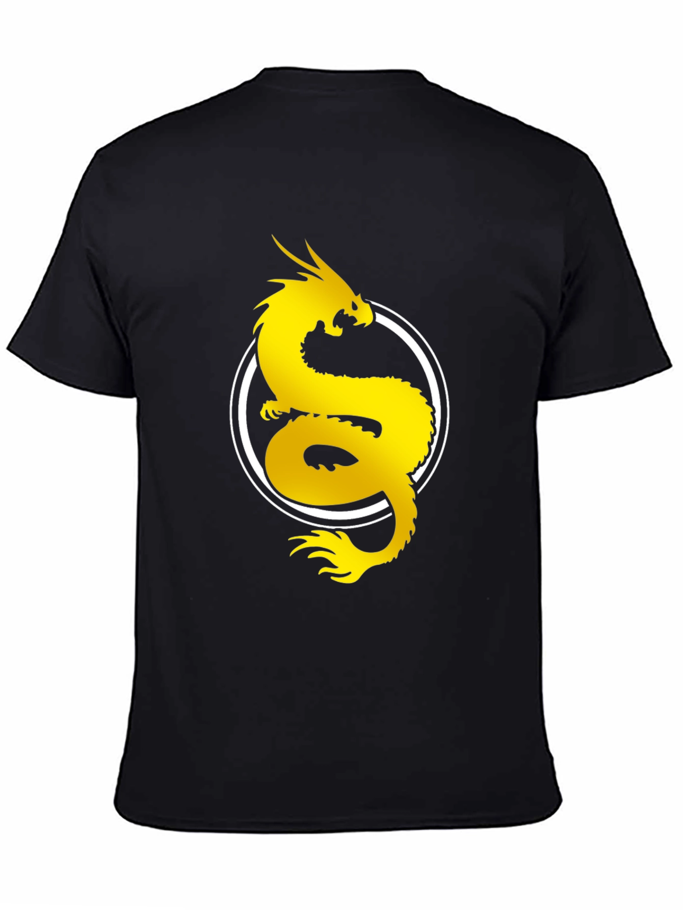 Golden Dragon T-Shirt - Black