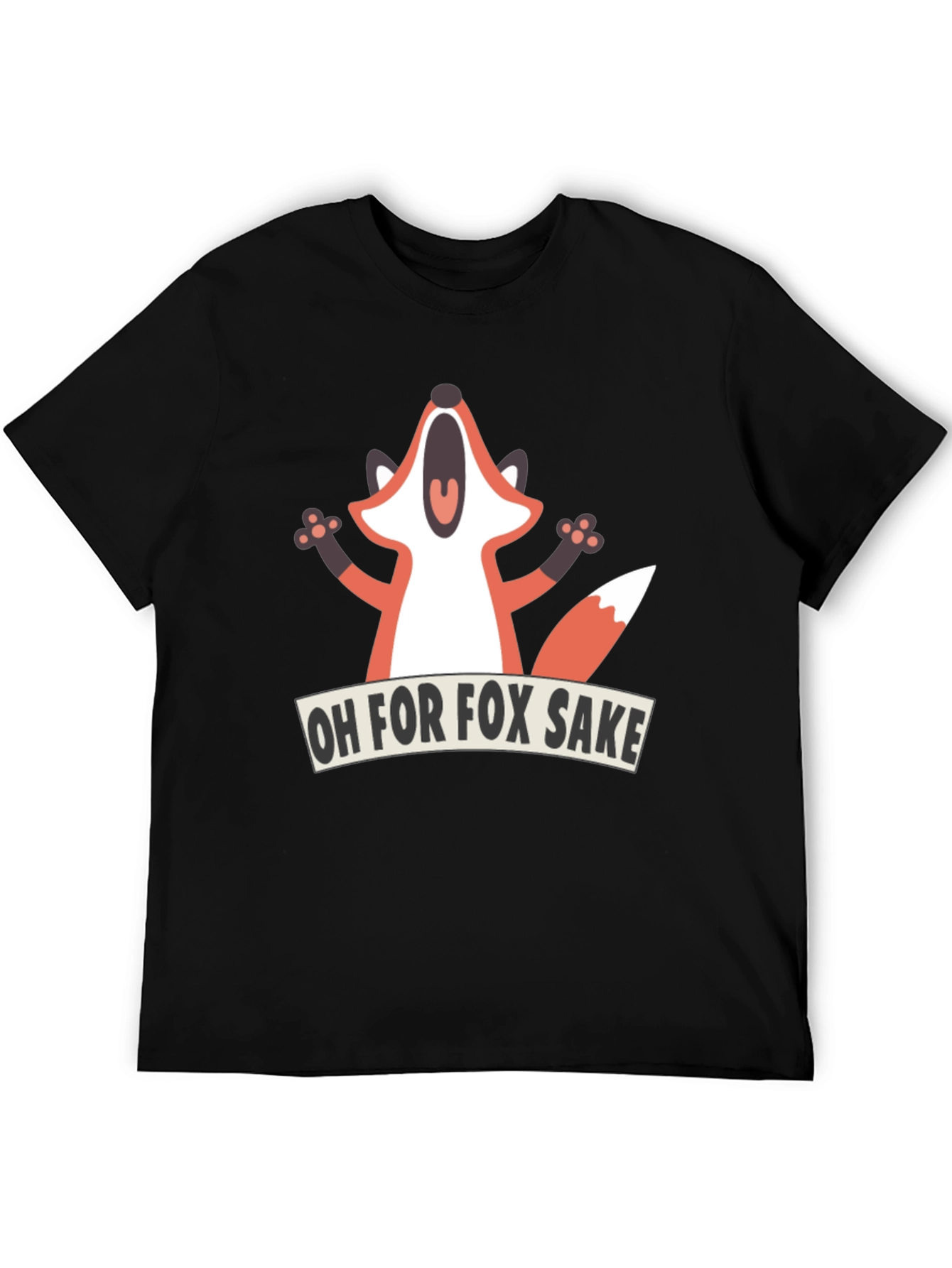 Funny Fox T-Shirt - Oh For Fox Sake Graphic Tee