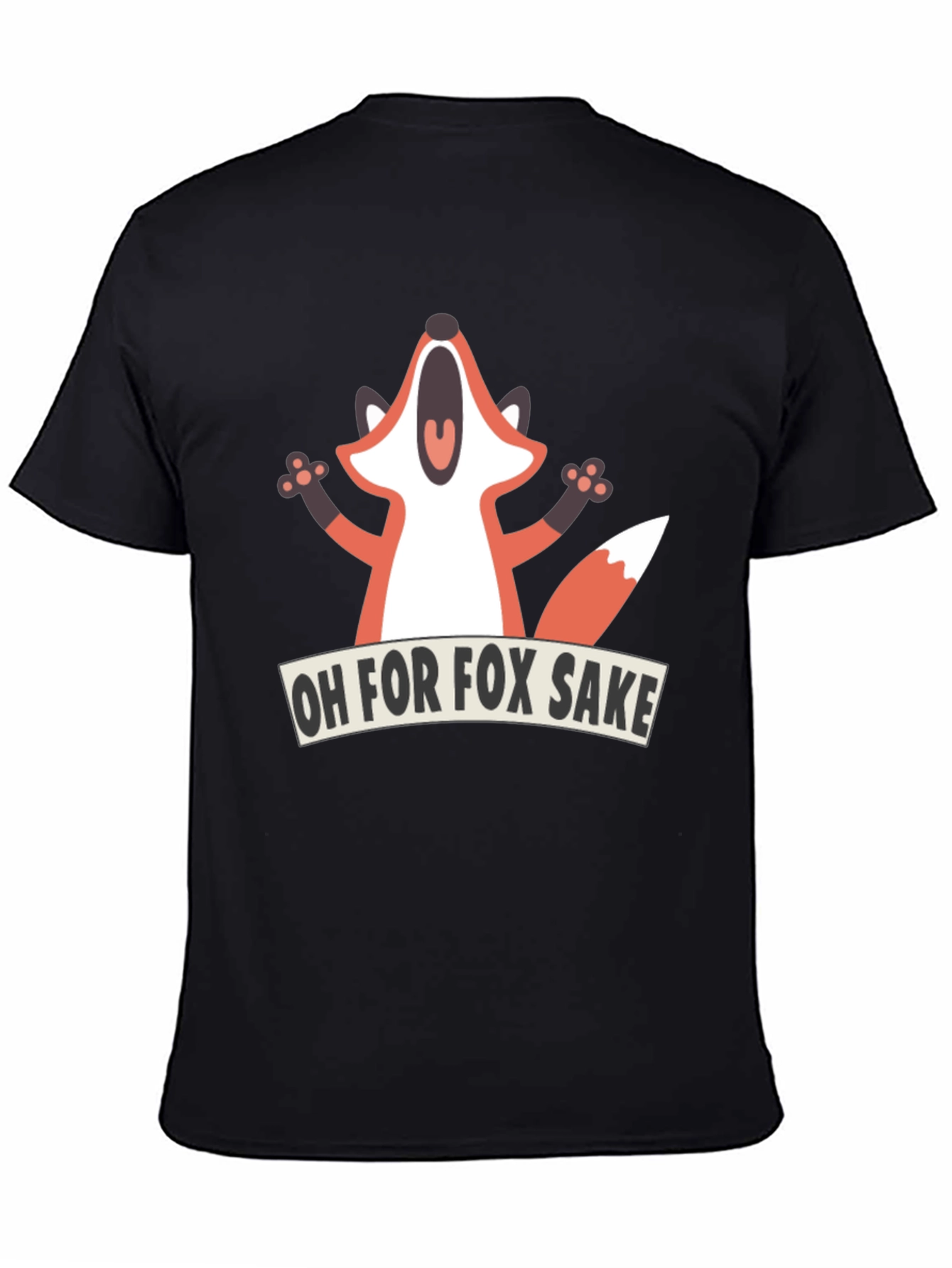 Funny Fox T-Shirt - Oh For Fox Sake Graphic Tee