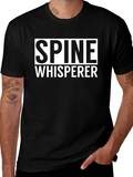 Spine Whisperer Graphic Tee - Chiropractic Humor