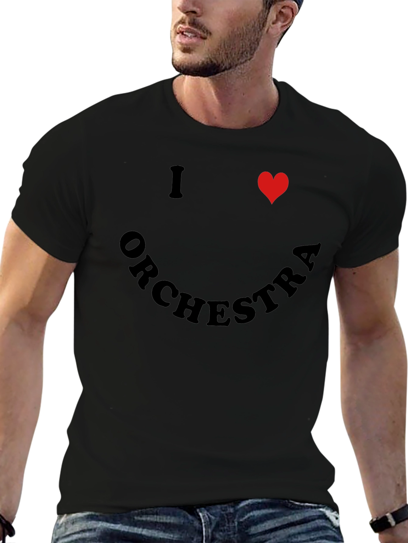 I Heart Orchestra T-Shirt - Black