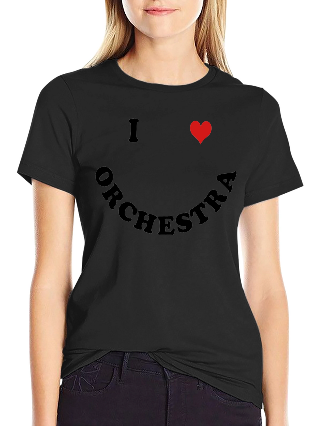 I Heart Orchestra T-Shirt - Black