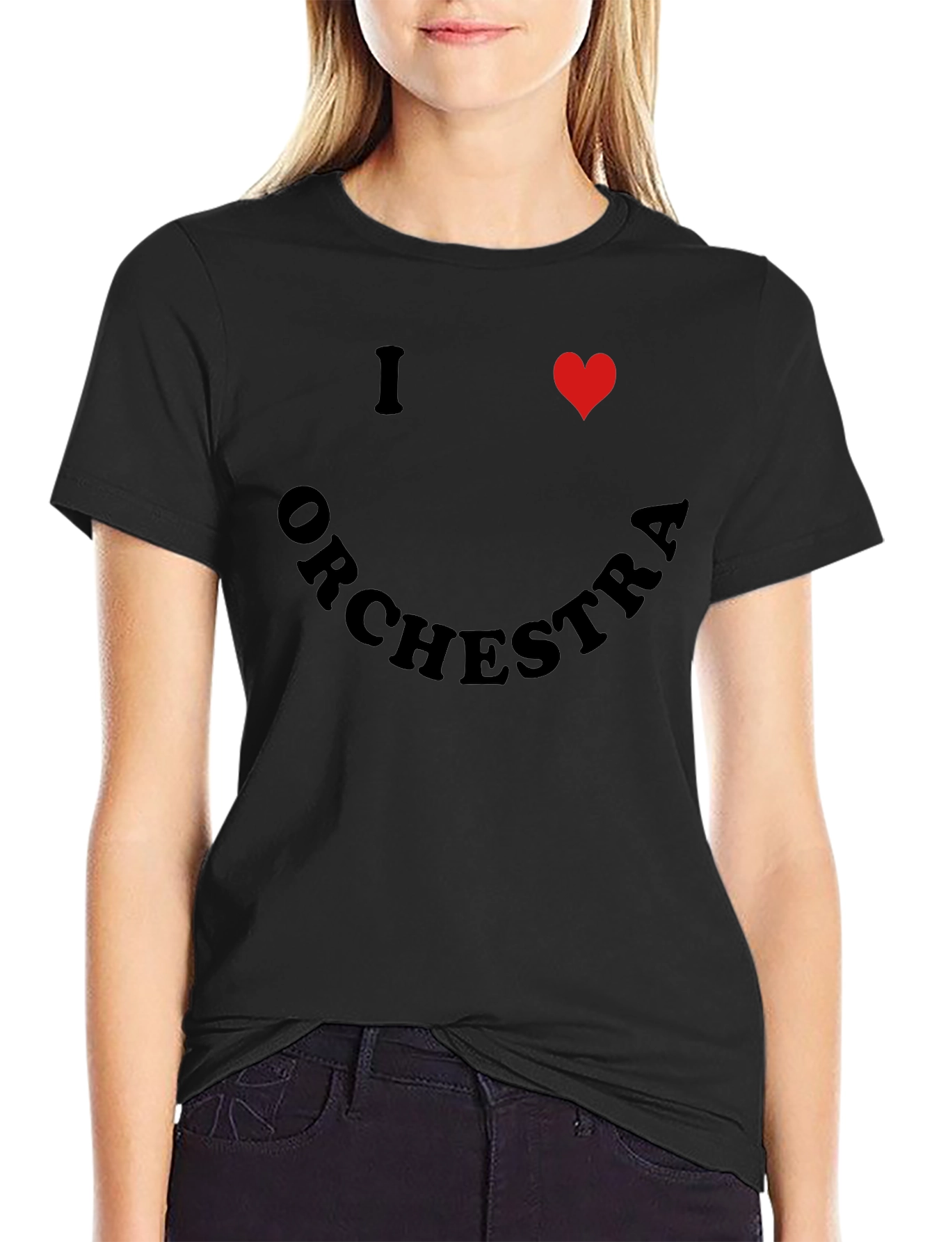 I Heart Orchestra T-Shirt - Black