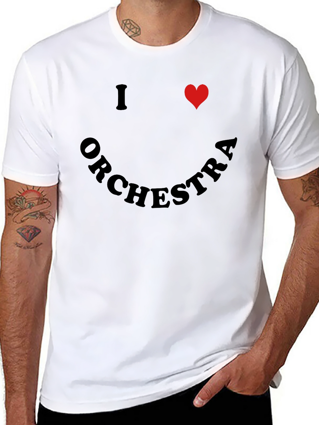 I Heart Orchestra T-Shirt - Black