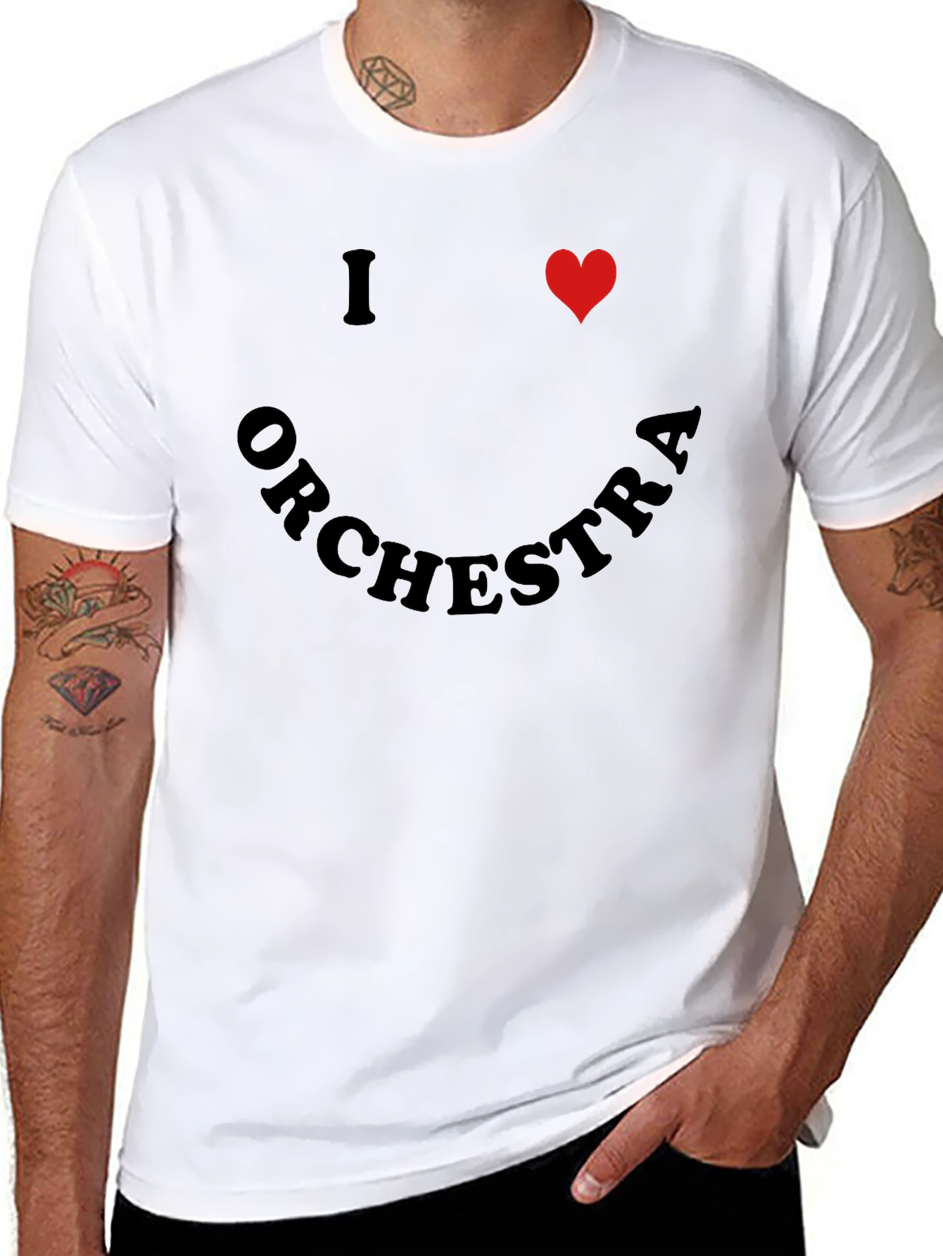 I Heart Orchestra T-Shirt - Black