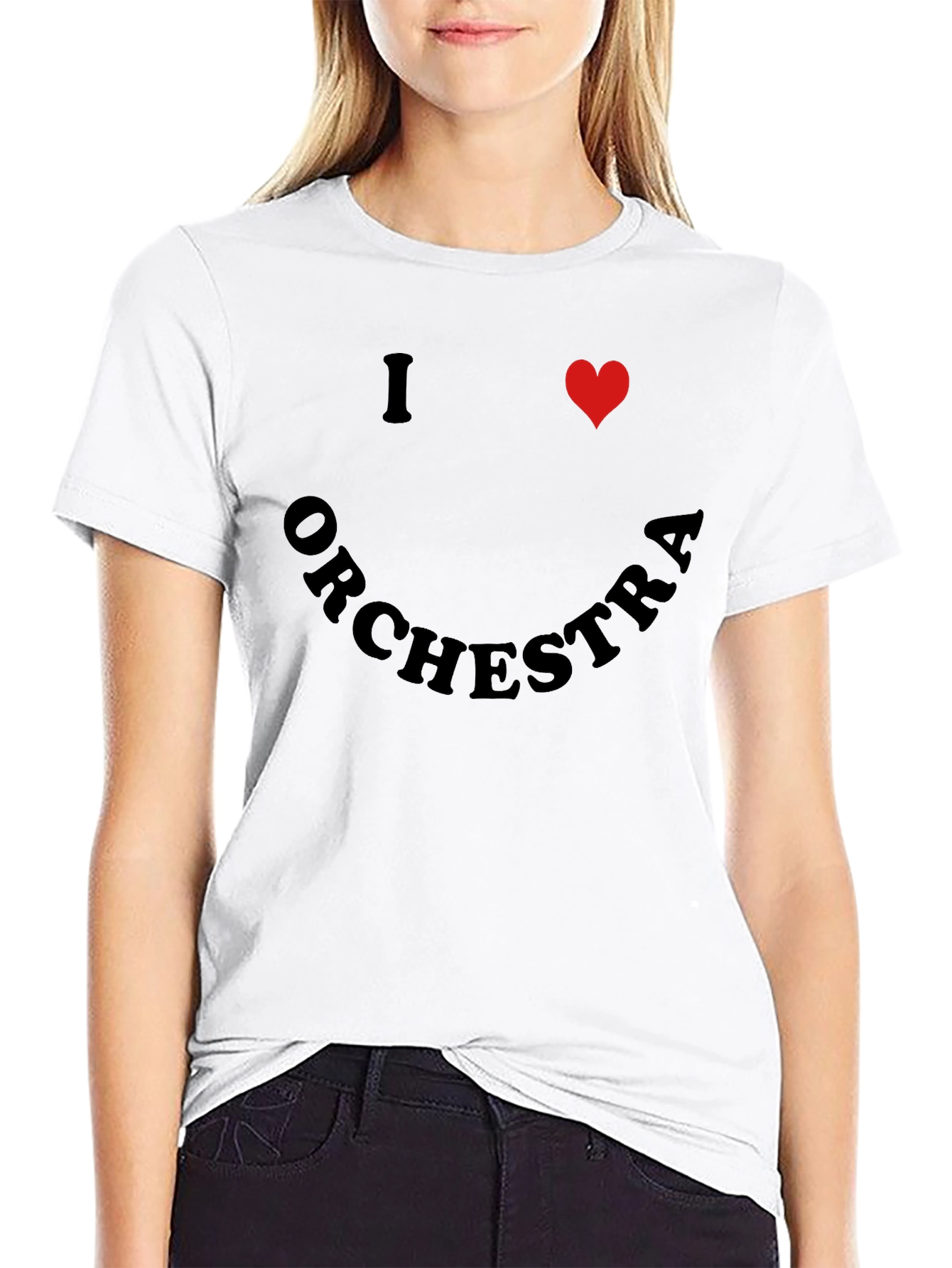 I Heart Orchestra T-Shirt - Black