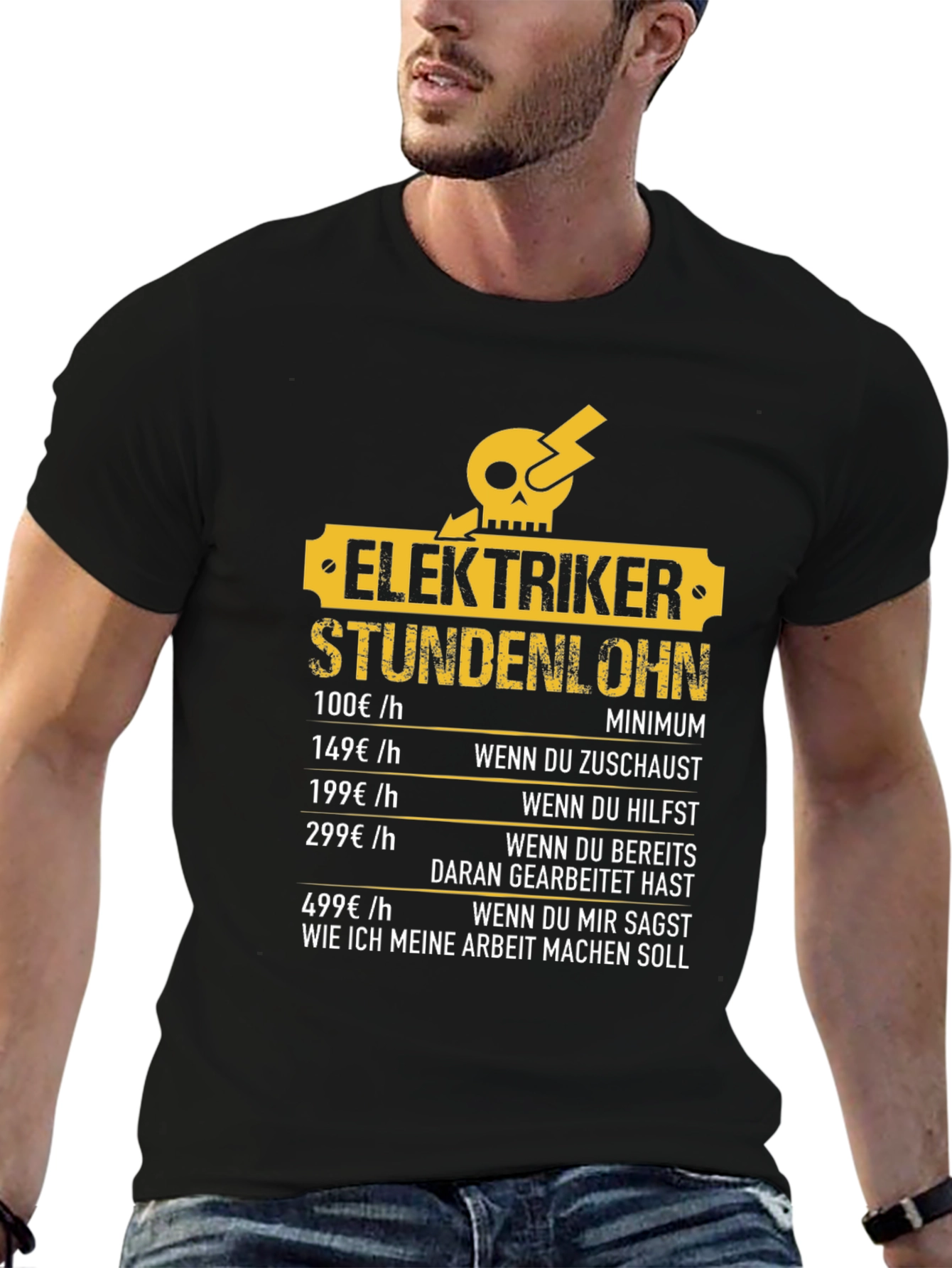 Electrician Hourly Rate Humor T-Shirt