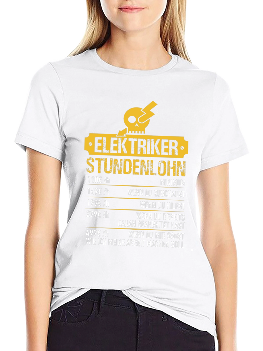 Electrician Hourly Rate Humor T-Shirt