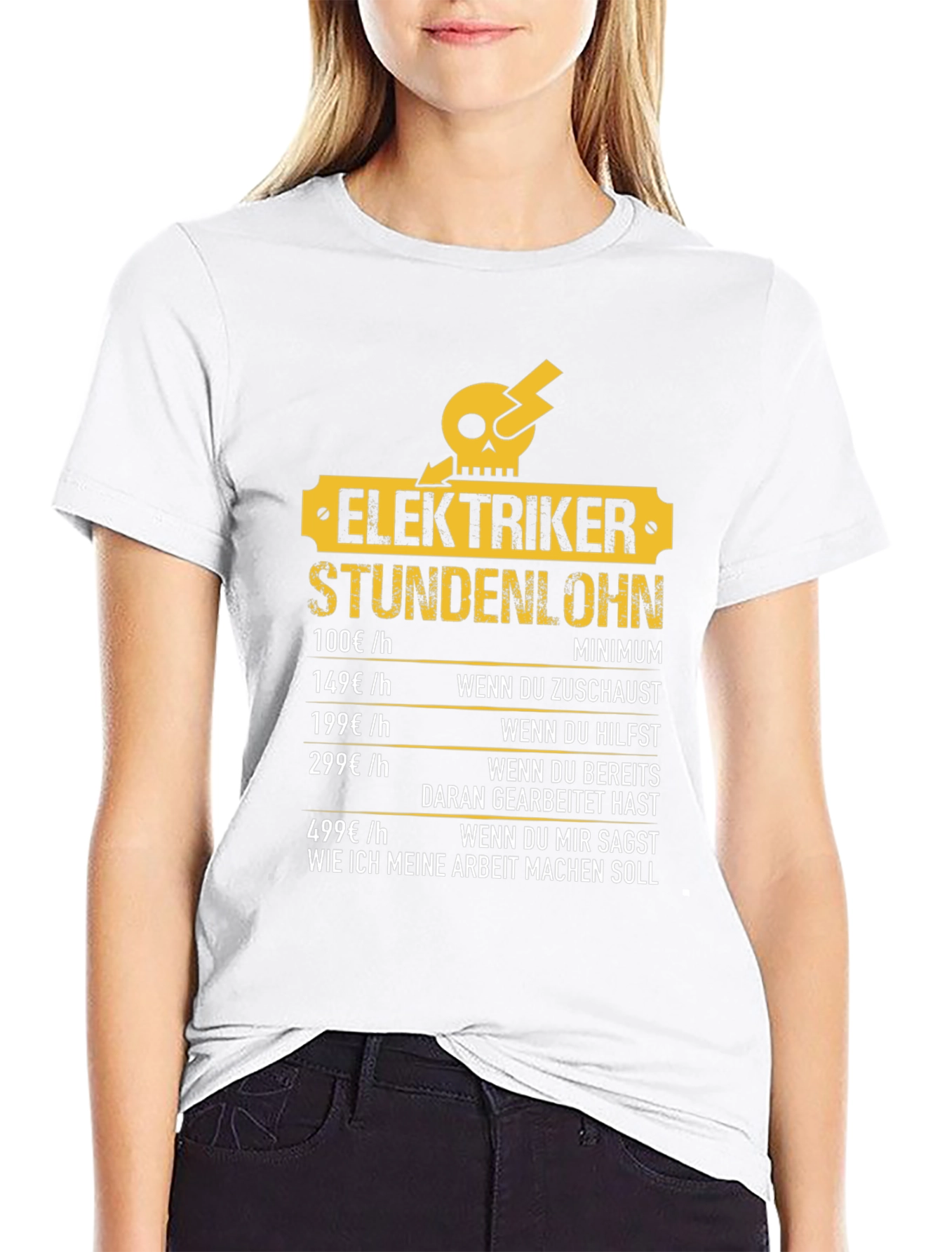 Electrician Hourly Rate Humor T-Shirt