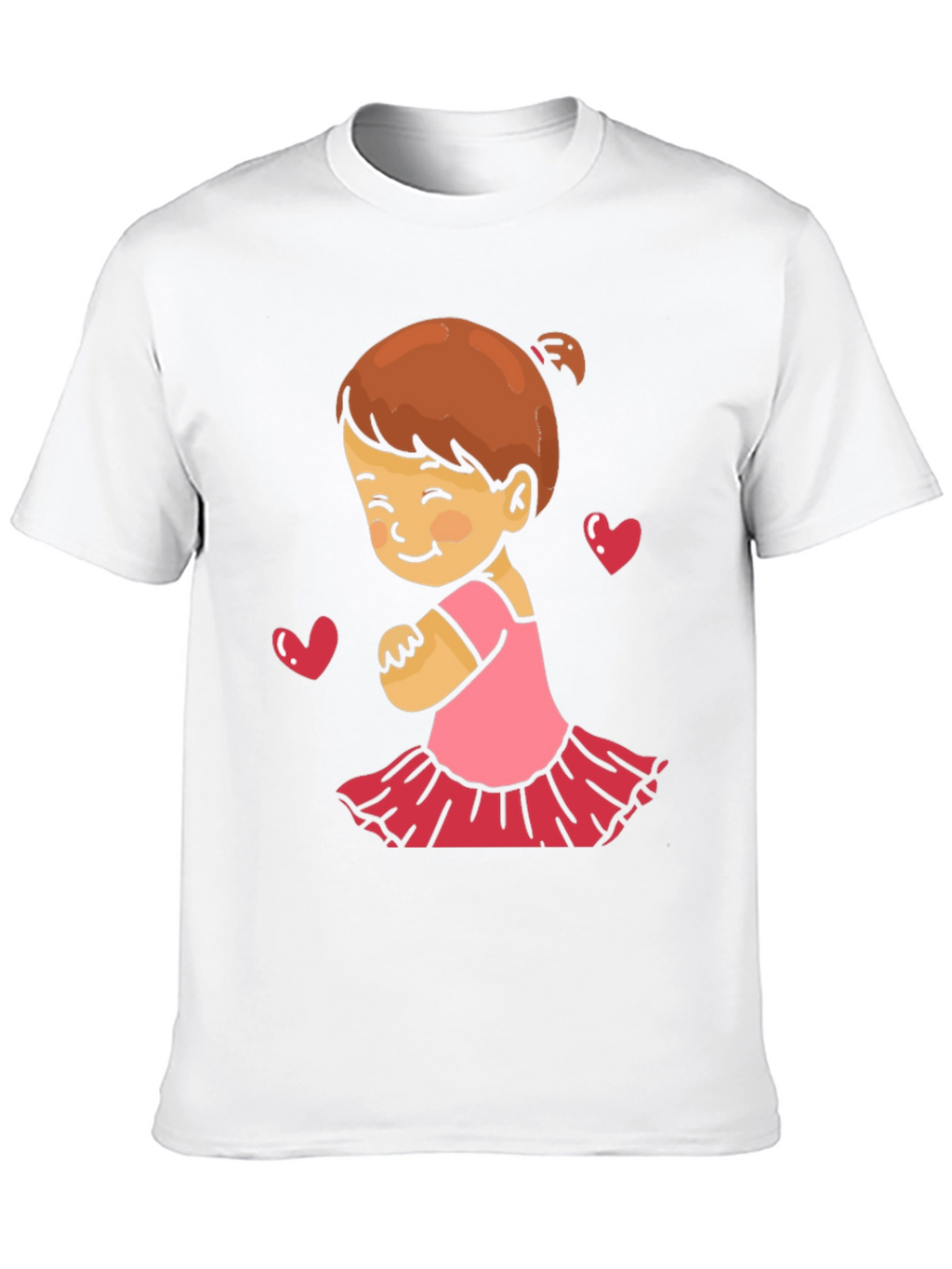 Cute Girls Love Black T-Shirt