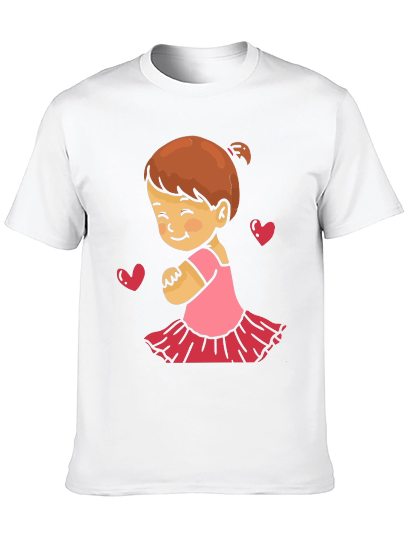 Cute Girls Love Black T-Shirt