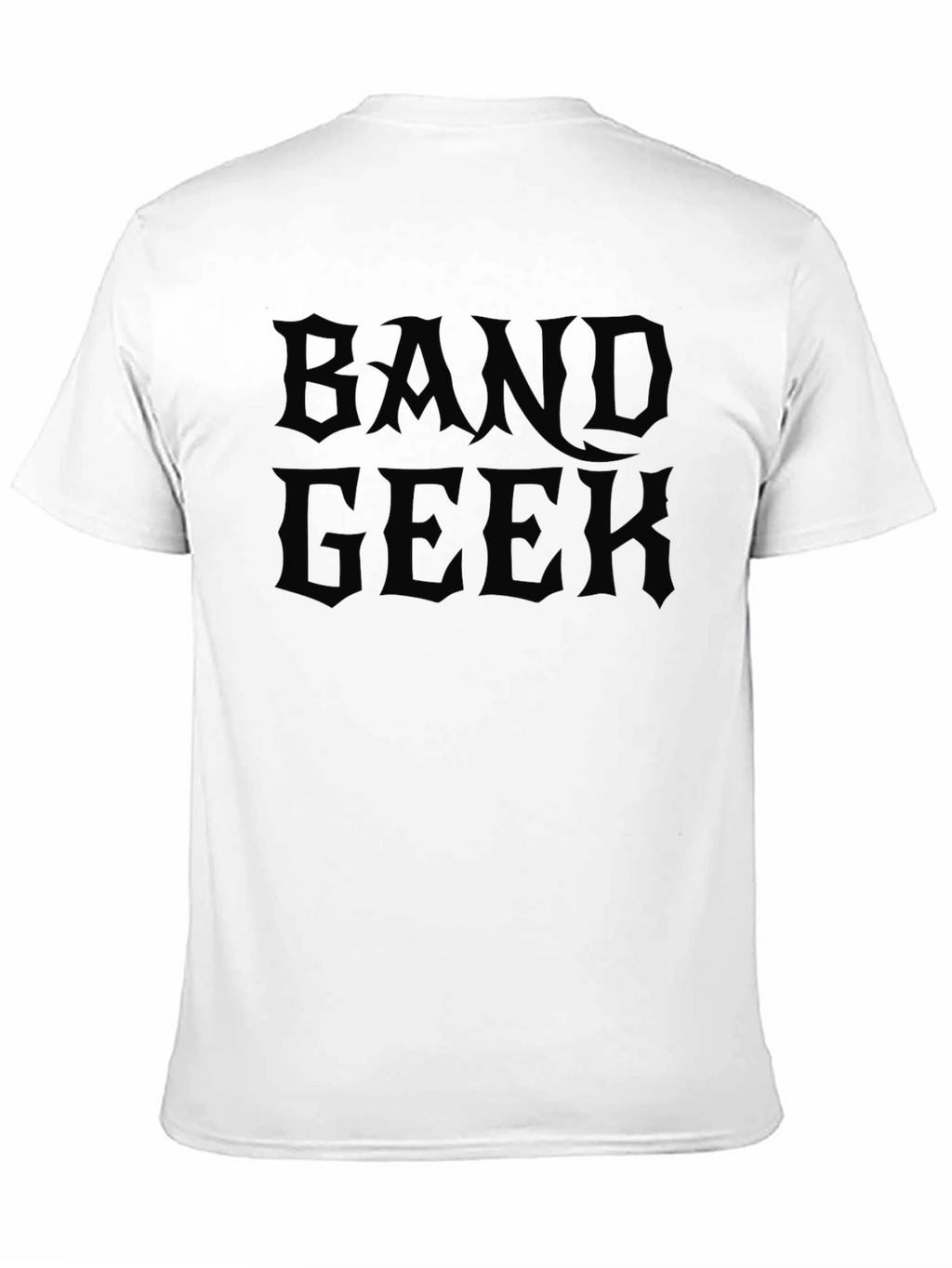 Band Geek Black Cotton T-Shirt