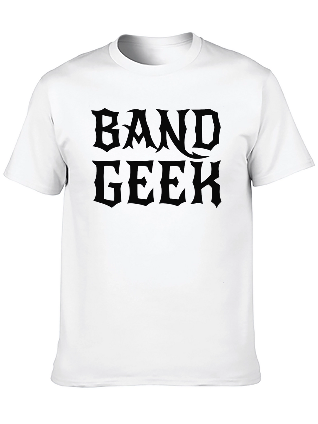 Band Geek Black Cotton T-Shirt