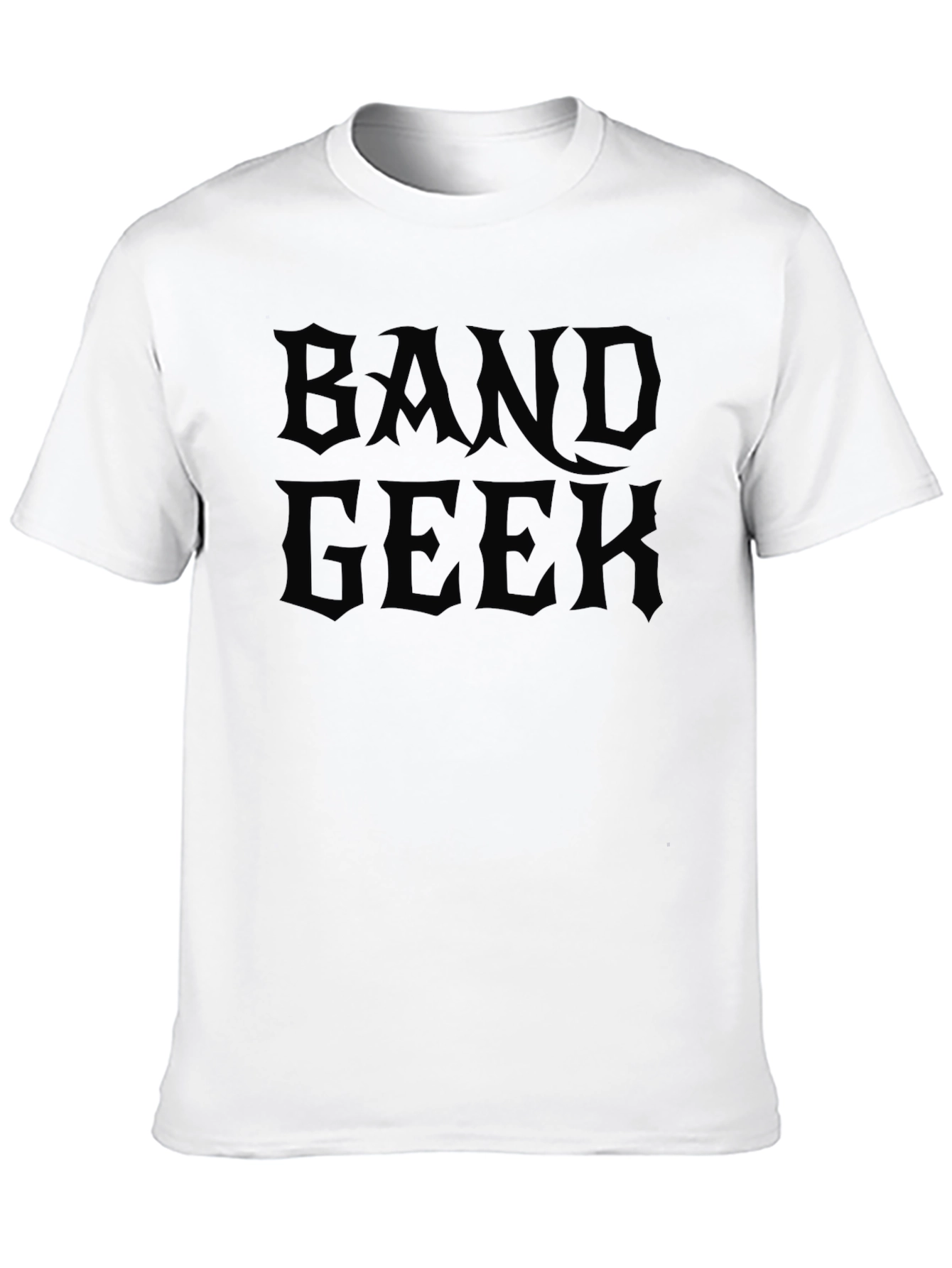 Band Geek Black Cotton T-Shirt