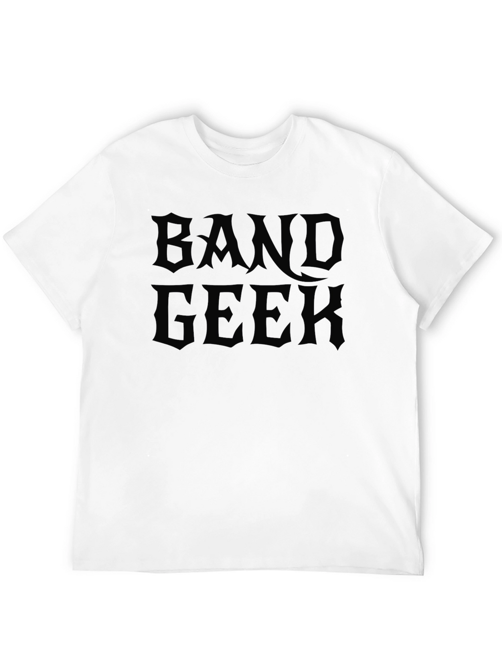 Band Geek Black Cotton T-Shirt