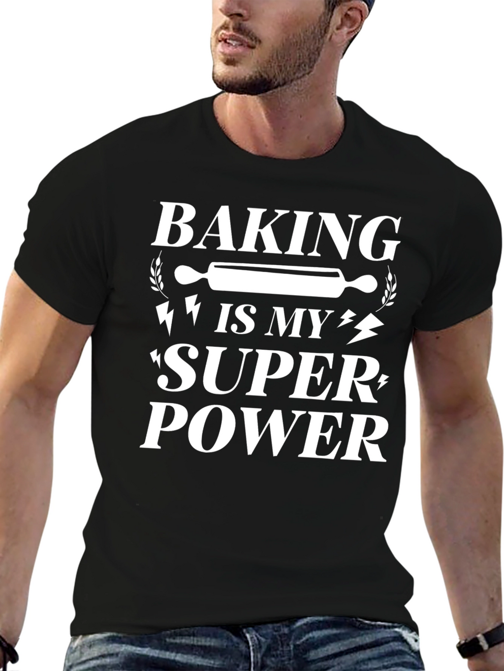 Baking Is My Superpower T-Shirt - Funny Baker Tee