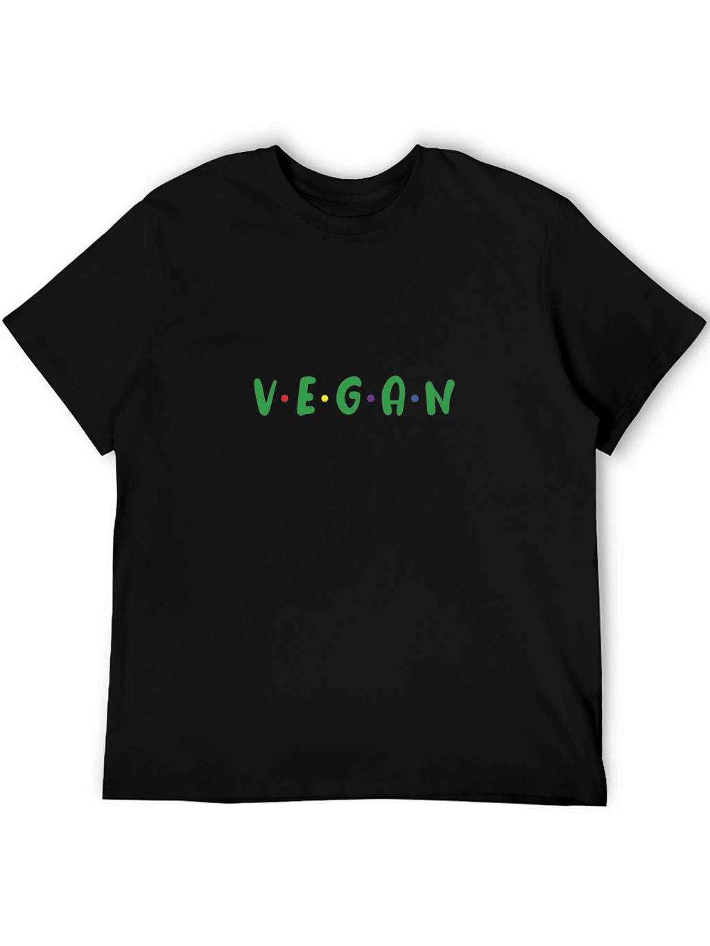 Vegan Friends T-Shirt - Black