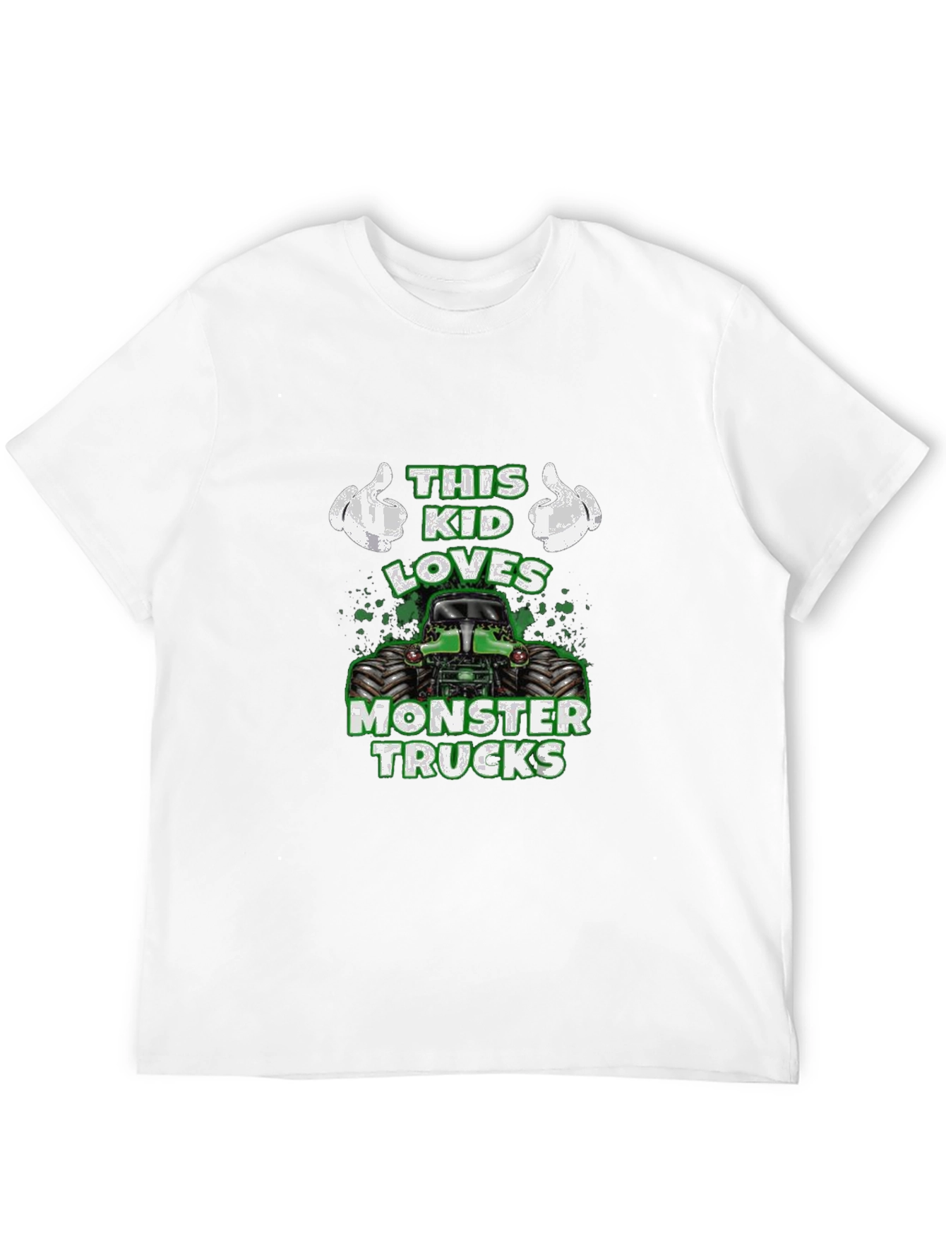This Kid Loves Monster Trucks Graphic Tee