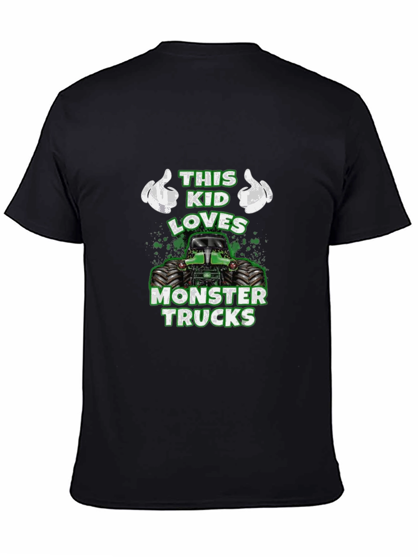 This Kid Loves Monster Trucks Graphic Tee