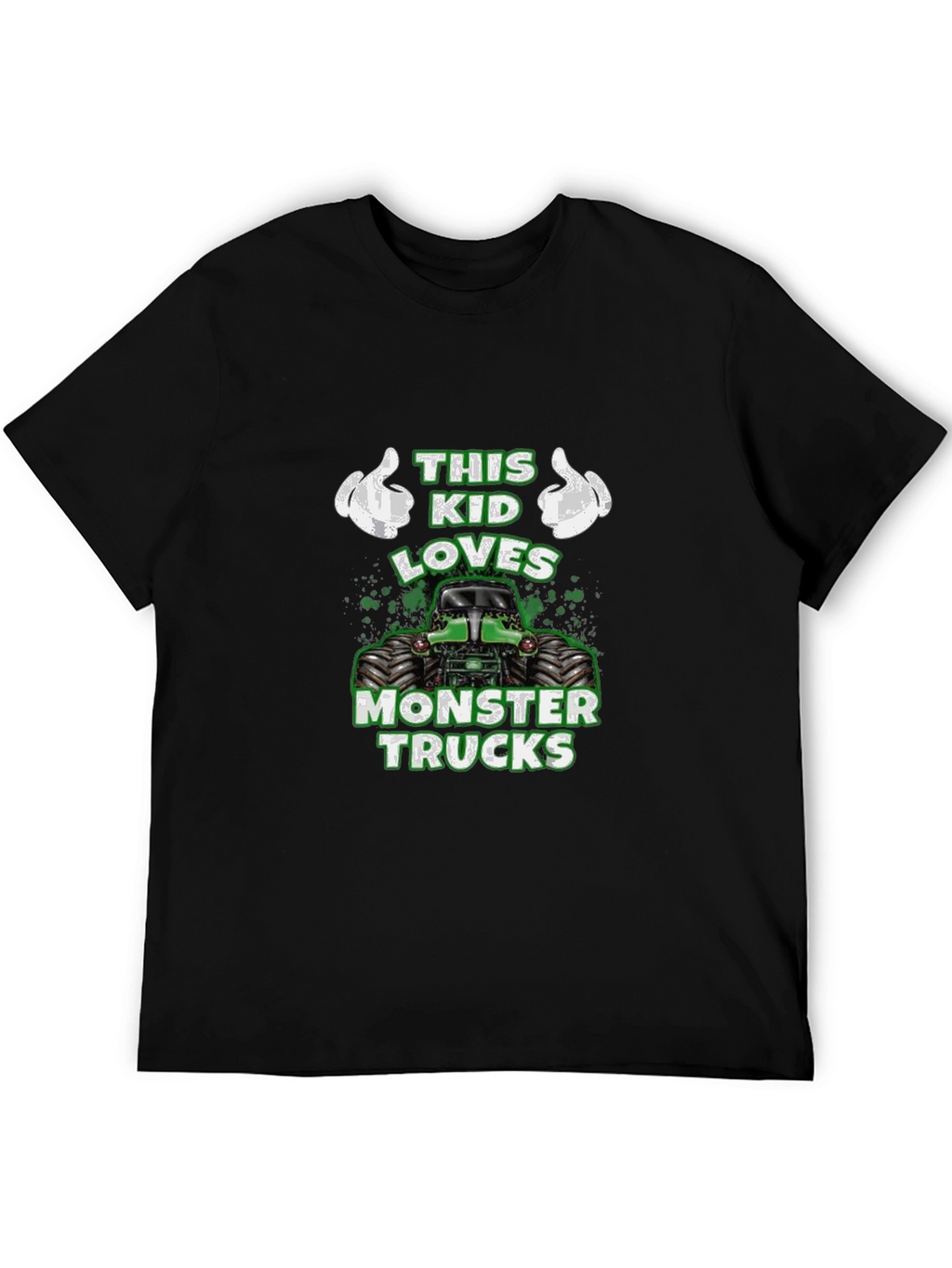 This Kid Loves Monster Trucks Graphic Tee