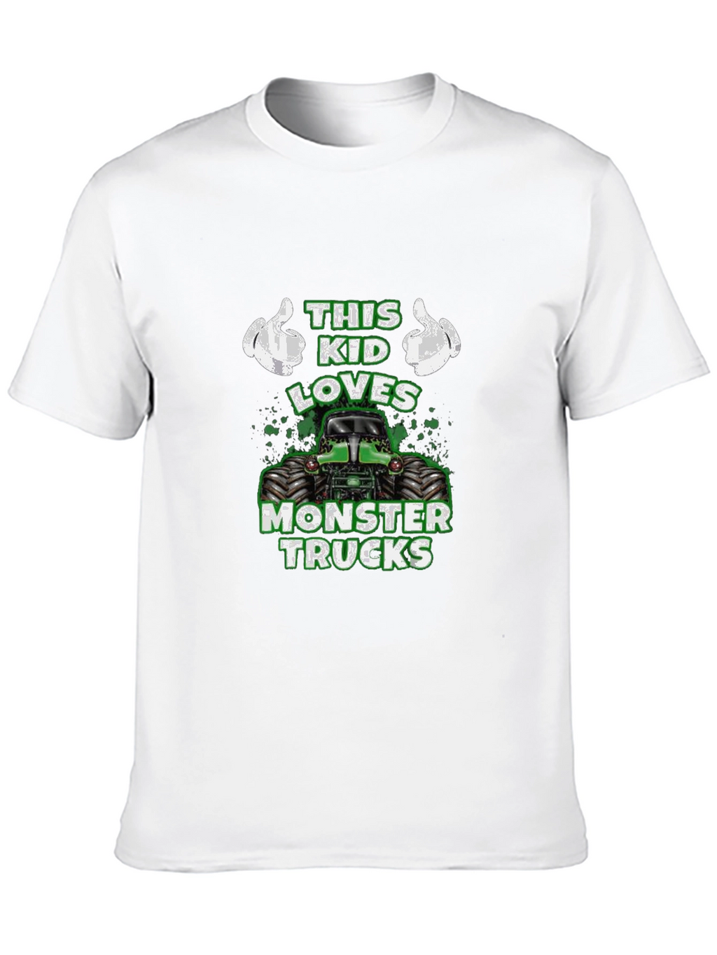This Kid Loves Monster Trucks Graphic Tee
