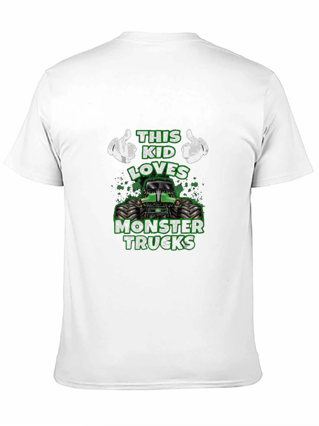 This Kid Loves Monster Trucks Graphic Tee