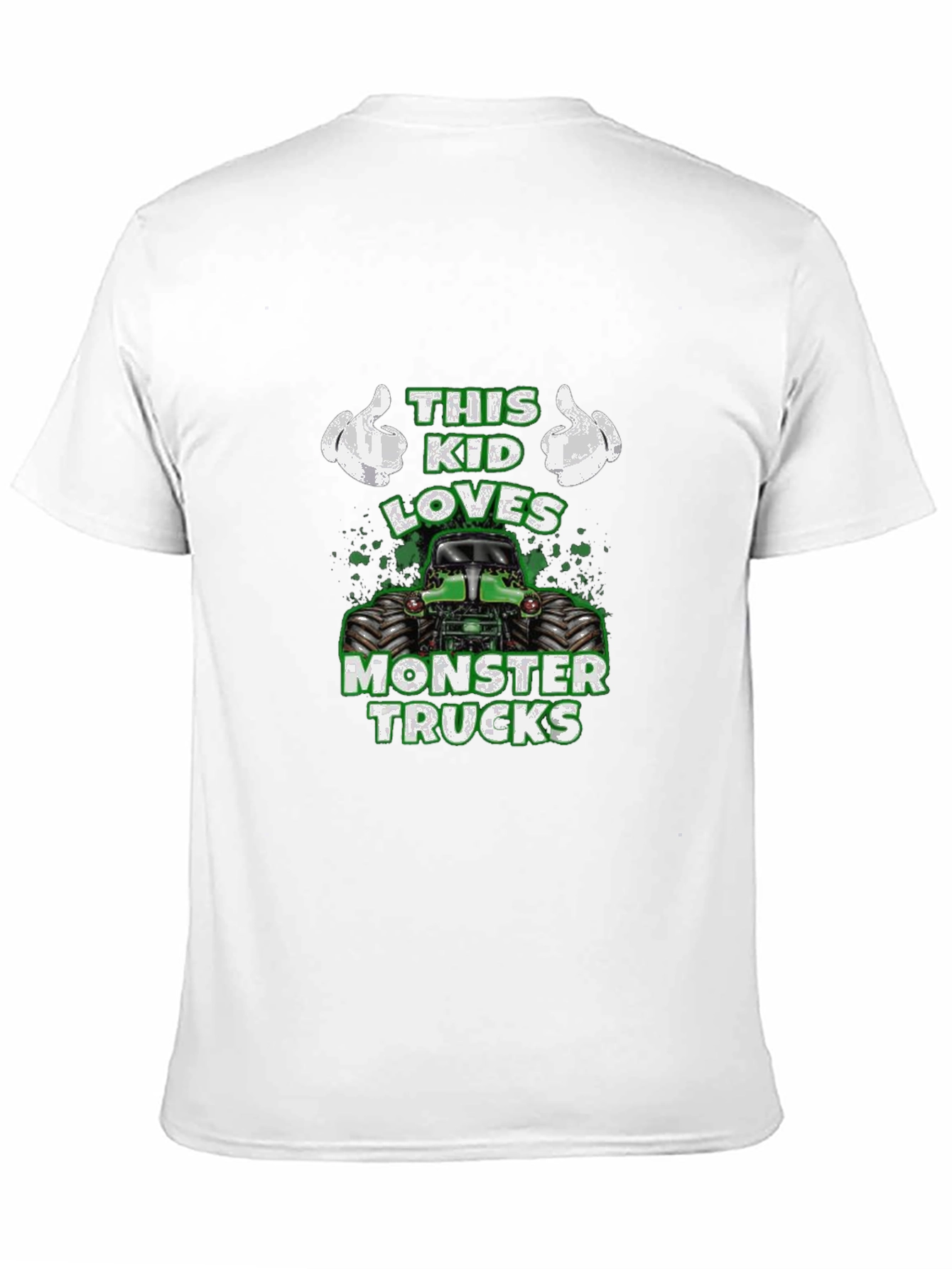 This Kid Loves Monster Trucks Graphic Tee