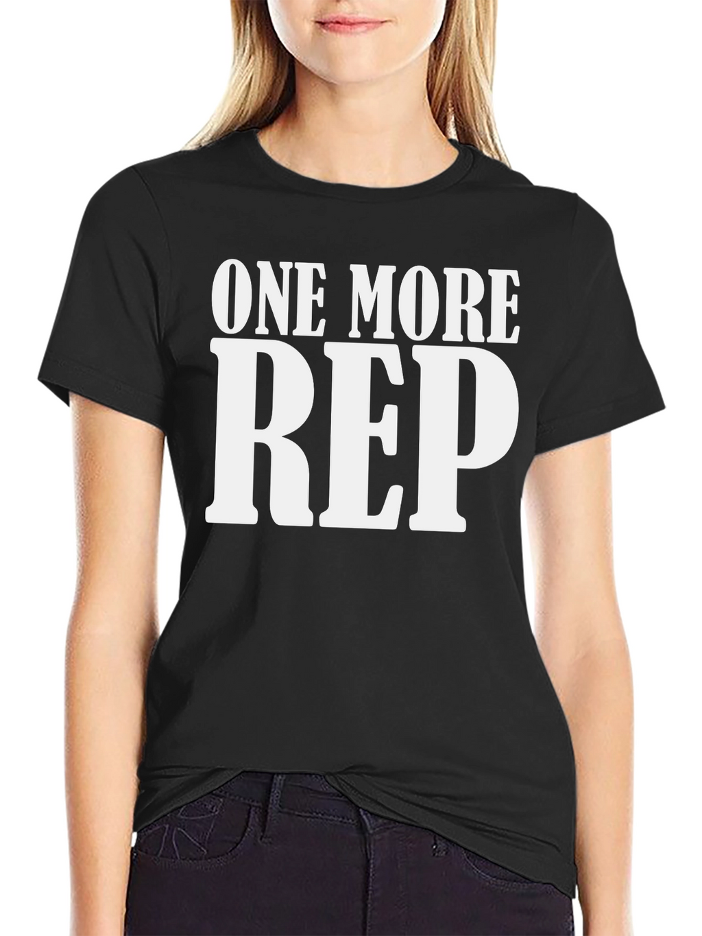 One More Rep T-Shirt - Gym Motivation