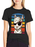 Cool Llama Graphic Tee - Retro Vibe