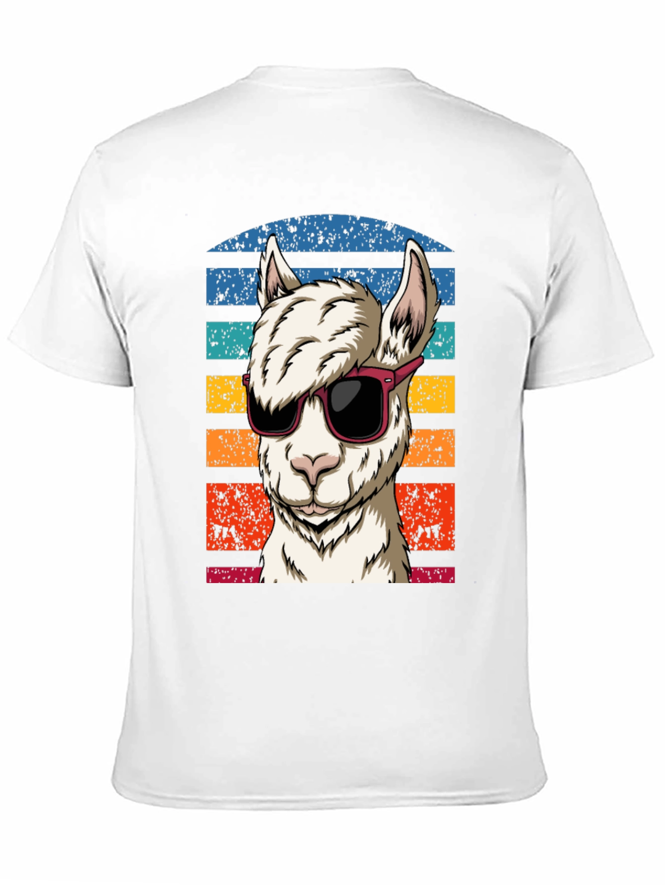 Cool Llama Graphic Tee - Retro Vibe