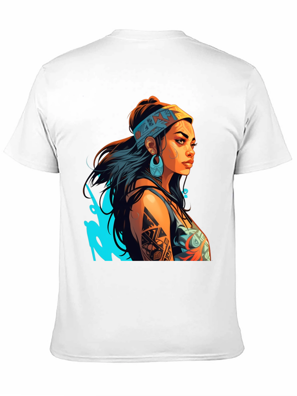 Tribal Tattoo Woman Graphic Tee - Stylish Unisex T-Shirt
