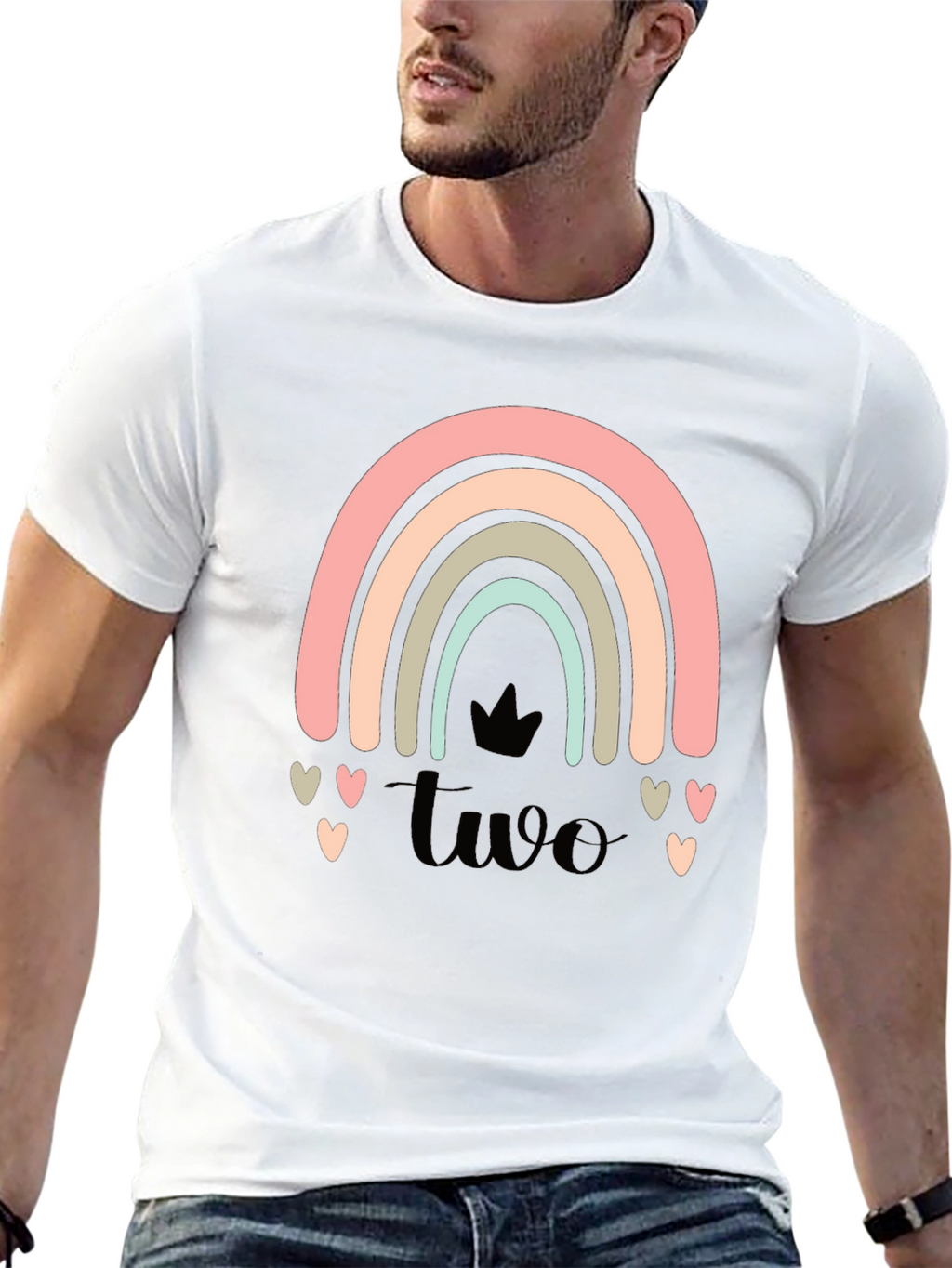 Two Rainbow Birthday Shirt