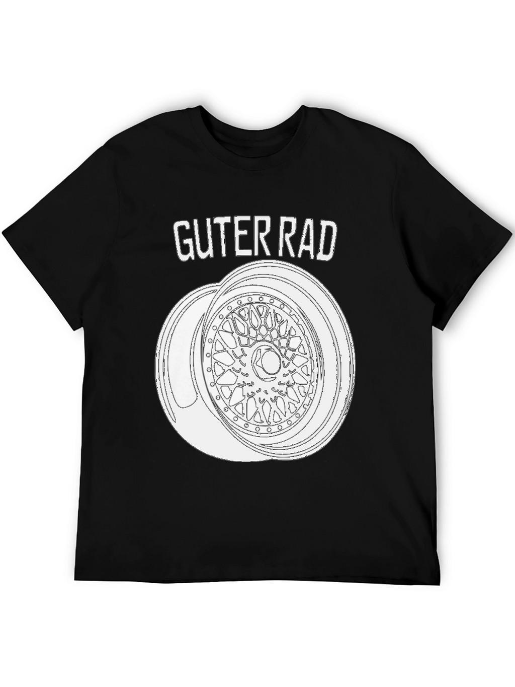 Guter Rad T-Shirt - Car Wheel Design Tee