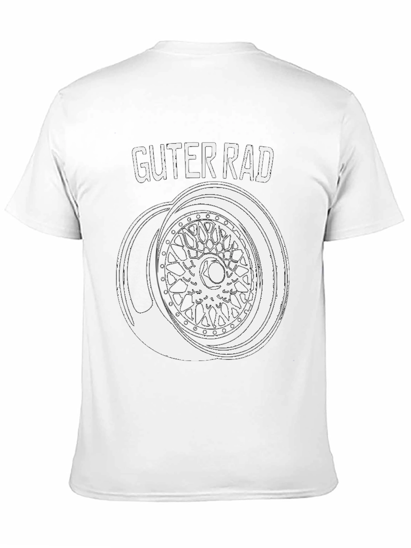 Guter Rad T-Shirt - Car Wheel Design Tee