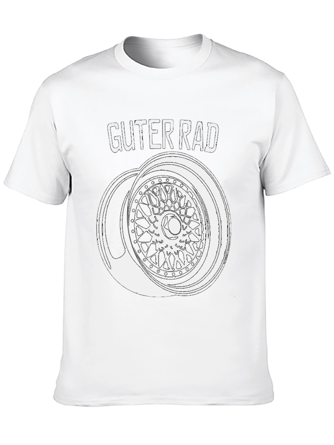 Guter Rad T-Shirt - Car Wheel Design Tee