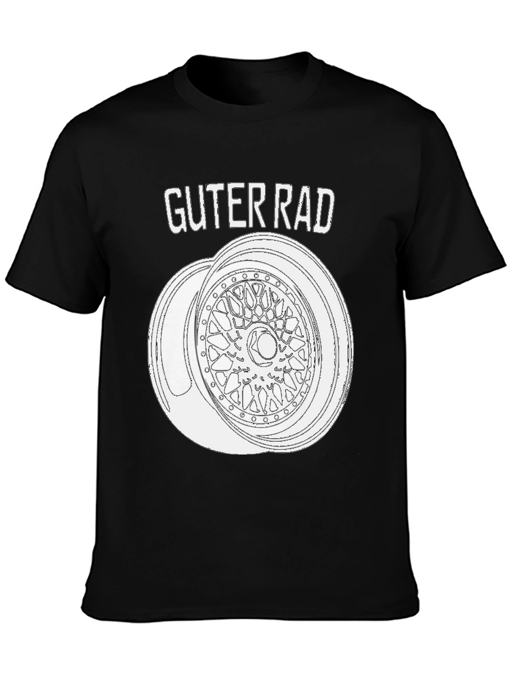 Guter Rad T-Shirt - Car Wheel Design Tee