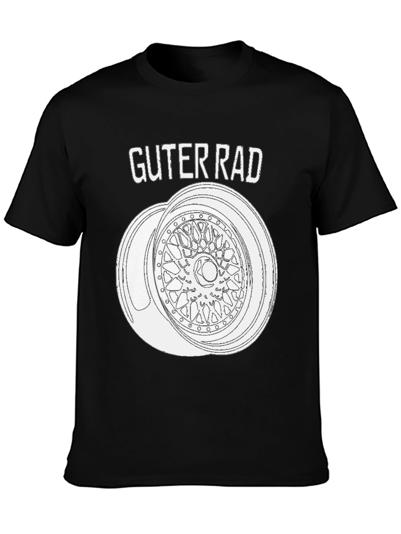 Guter Rad T-Shirt - Car Wheel Design Tee