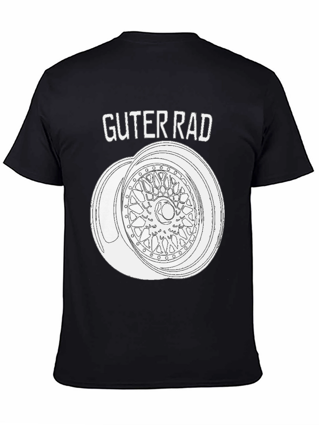 Guter Rad T-Shirt - Car Wheel Design Tee