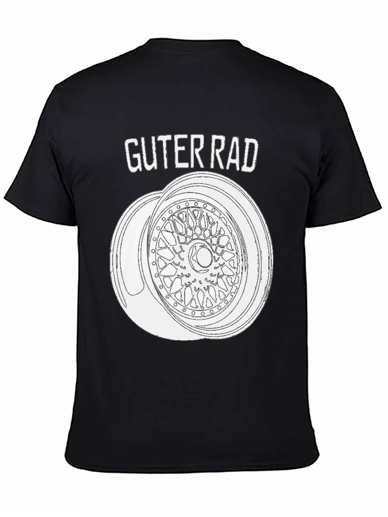 Guter Rad T-Shirt - Car Wheel Design Tee